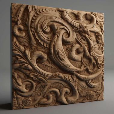 Patterns and decorations Rift 4 3d model